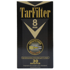 Фильтр мундштук для сигарет TarFilter 8 мм 30 шт