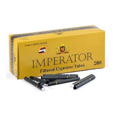 Гильзы для сигарет Imperator Black Gold - CARBON Filter 20mm (200 шт.)