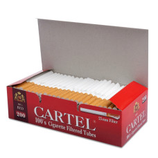 Гильзы для сигарет Cartel - 100s 25мм. - RED - 200 шт