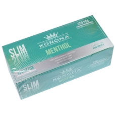 Гильзы для сигарет Korona - Slim Menthol 250 шт.
