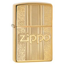Зажигалка ZIPPO 29677 ZIPPO & Pattern High Polish Brass