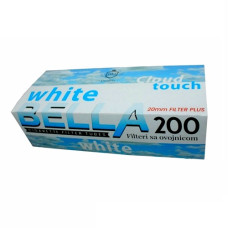 Гильзы для сигарет Bella 20мм Filter Plus WHITE 200 шт.