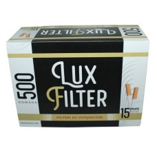 Гильзы для сигарет LuxFilter 15мм 500 шт.