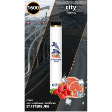 Одноразовые электронные сигареты City High Way 1600 затяжек Нью-Дели Манго, Персик, Арбуз-