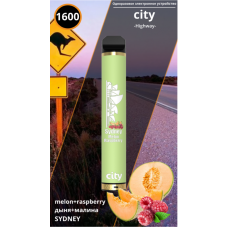 Одноразовые электронные сигареты City High Way 1600 затяжек Taipei Банан