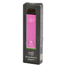 Одноразовые электронные сигареты HQD IZI XS, 1000 затяжек Strawberry Yogurt