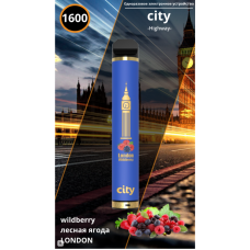 Одноразовые электронные сигареты City High Way 1600 затяжек Milan Ледяная Клубника/Личи