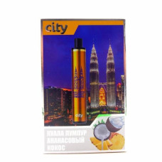 Одноразовые электронные сигареты City Bridge 1300 затяжек Нью-Дели Манго Персик Арбуз