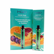 Одноразовые электронные сигареты HQD Cuvie PLUS Гранатовый сок Смородина и Лимон, 1200 затяжек