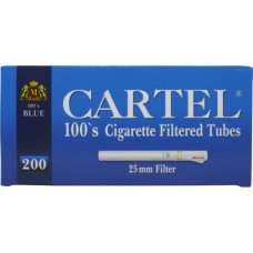 Гильзы для сигарет Cartel - 100s 25мм - BLUE - 200 шт.