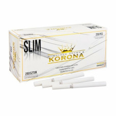 Гильзы для сигарет Korona - Slim WHITE 250 шт.