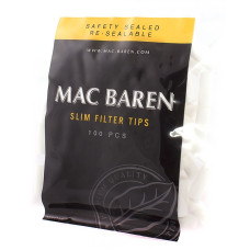Фильтры для самокруток 6мм Mac Baren Slim 100 шт