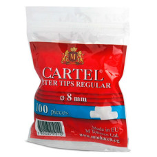 Сигаретные фильтры Cartel Regular 8 мм. 100 шт