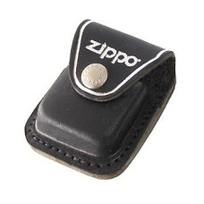 Чехол для зажигалки Zippo черный с металл. клипсой LPCBK