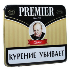 Сигариллы Premier Classic с мундштуком портсигар 10 шт