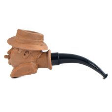 Трубка для табака глиняная Parol P5000 Al Capone фильтр 9 мм