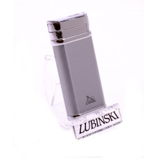 Зажигалка Lubinski "Ареццо", турбо, серебристая WA215-1