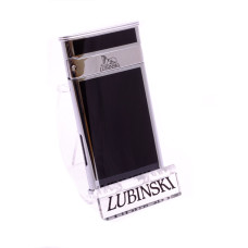 Зажигалка Lubinski "Сардиния" турбо, черная глянцевая WA573-3