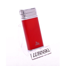 Зажигалка Lubinski "Ареццо", турбо, красная WA215-5