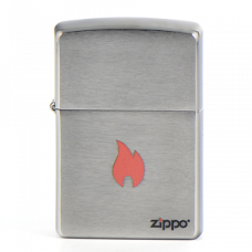 Зажигалка Zippo 200 Flame Only Colored Brushed Chrome