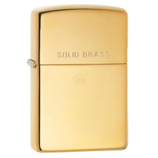 Зажигалка Zippo 254 Solid Brass Gold